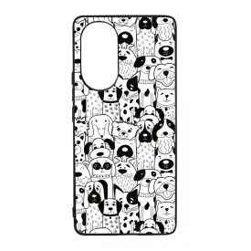 Aranyos kutya mintás Huawei Nova 9 tok