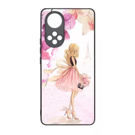 virágos fashion menyasszony párizs paris eiffel torony tavaszi Huawei Nova 9 SE tok
