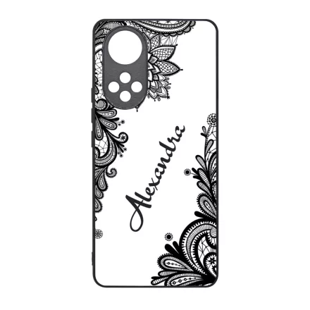 kérd a neveddel csipkés csajos Huawei Nova 9 SE tok