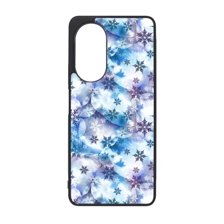 Téli Szépséges Hópihe mintás Huawei Nova 9 SE tok