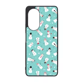 Cuki hóember mintás - Téli mintás Huawei Nova 9 SE tok