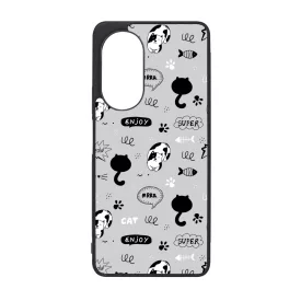 Mrrr Cuki Cica mintás Huawei Nova 9 SE tok