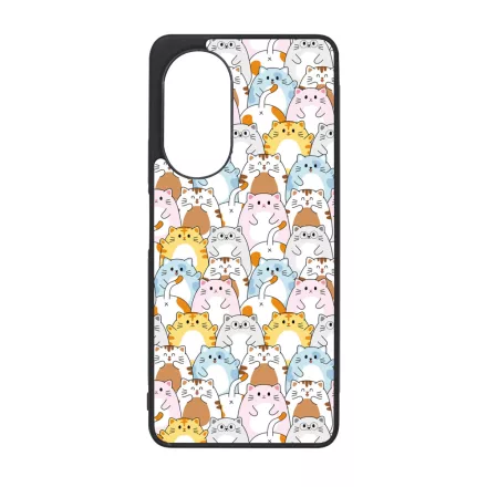 Tündéri Kawaii cica mintás Huawei Nova 9 SE tok