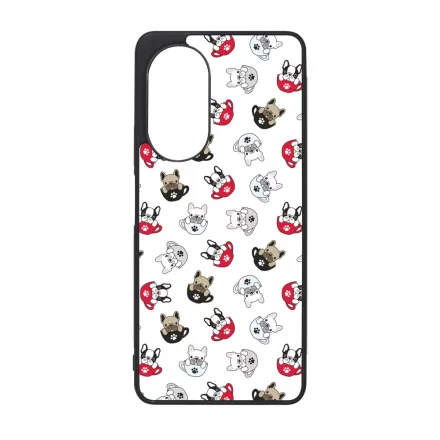 Cuki kávé és kutya mintás Huawei Nova 9 SE tok