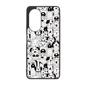 Aranyos kutya mintás Huawei Nova 9 SE tok