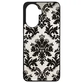 vintage fekete fehér Huawei Nova Y70 tok