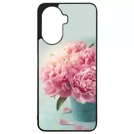 virágos tavaszi vintage rózsaszín rózsás Huawei Nova Y70 tok