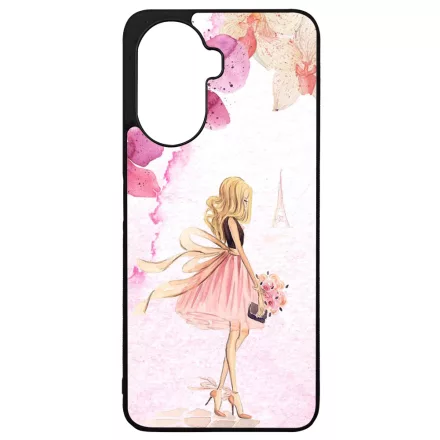 virágos fashion menyasszony párizs paris eiffel torony tavaszi Huawei Nova Y70 tok