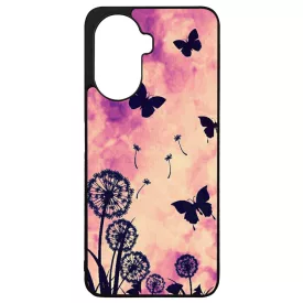 pillangós lepkés pitypang tavaszi Huawei Nova Y70 tok