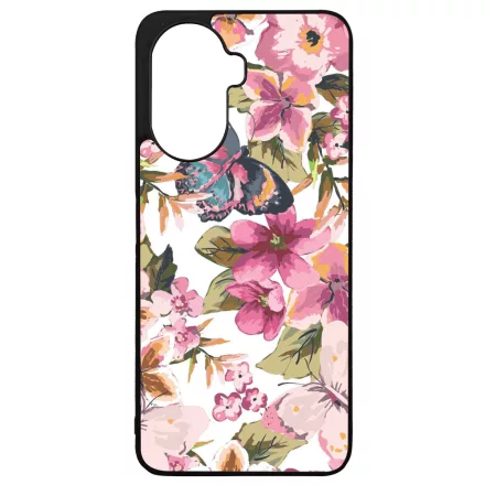 pillangós lepkés virág mintás Huawei Nova Y70 tok