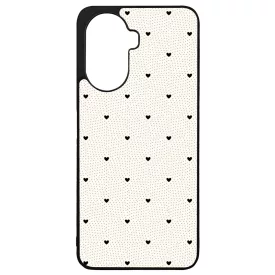 Elegáns szívecskés - CREAM - szives csajos Huawei Nova Y70 tok