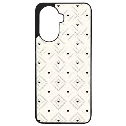 Elegáns szívecskés - CREAM - szives csajos Huawei Nova Y70 tok