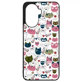 Csak vidáman - Cicák Huawei Nova Y70 tok