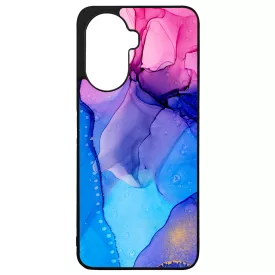 Blue Pink Gradient Ink kek rozsaszin marvanyos Huawei Nova Y70 tok