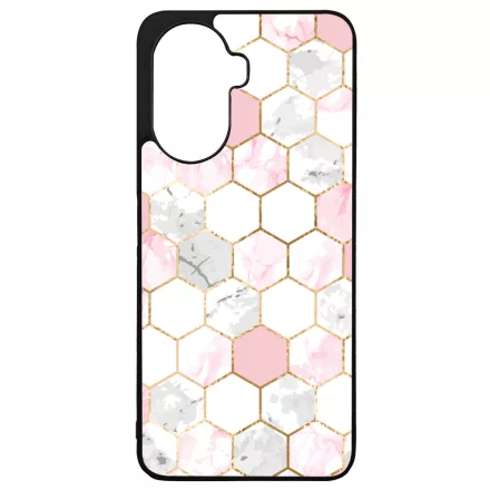 Geometric Rose Gold marvanyos marvany mintas Huawei Nova Y70 tok