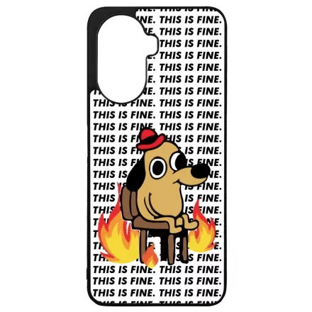 This is fine DOG kutyas meme Huawei Nova Y70 tok