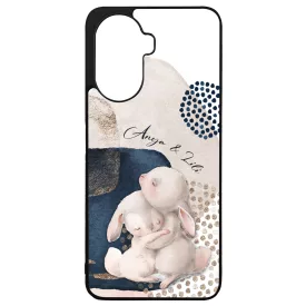 Kerd a neveddel - Cuki nyuszik - osz Huawei Nova Y70 tok