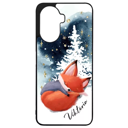 Tündéri róka - Téli mintás Huawei Nova Y70 tok