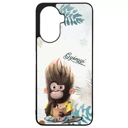 Kávés Maki - Téli mintás Huawei Nova Y70 tok