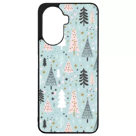 Tündéri karácsonyfa mintás Huawei Nova Y70 tok