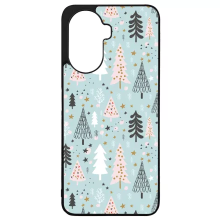 Tündéri karácsonyfa mintás Huawei Nova Y70 tok