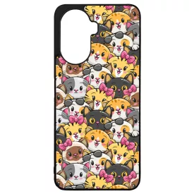 A legcukibb cica mintás Huawei Nova Y70 tok