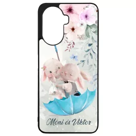 Neves cukisagok kollekcio Esernyos nyuszi szerelem Huawei Nova Y70 tok