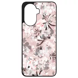 Puderpink tavaszi viragos Huawei Nova Y70 tok