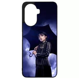 Wednesday és az esernyő Huawei Nova Y70 tok