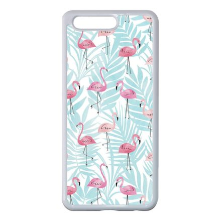 Flamingo Pálmafa nyár Huawei P10 fehér tok