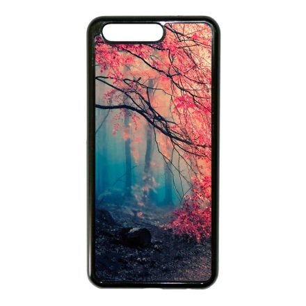 őszi erdős falevél természet Huawei P10 fekete tok