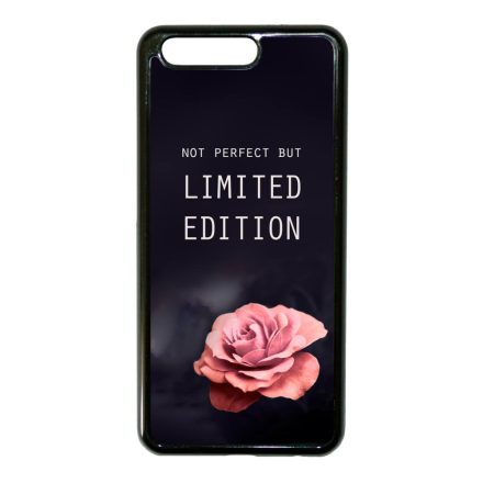 i am Not Perfect But Limited edition viragos rose rozsas Huawei P10 fehér tok