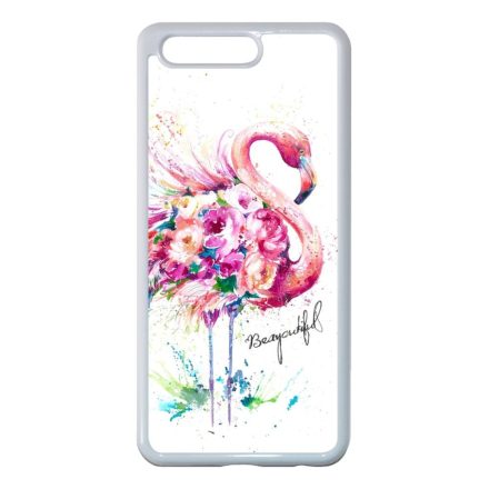 Álomszép Flamingo tropical summer nyári Huawei P10 fehér tok