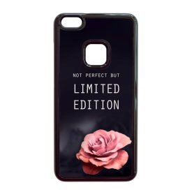 i am Not Perfect But Limited edition viragos rose rozsas Huawei P10 Lite fekete tok