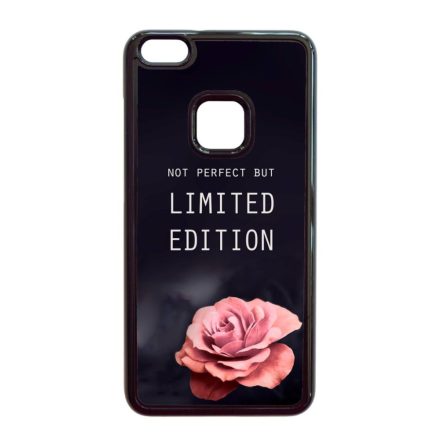 i am Not Perfect But Limited edition viragos rose rozsas Huawei P10 Lite fekete tok