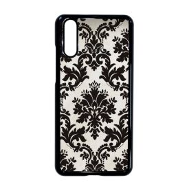 vintage fekete fehér Huawei P20 fekete tok