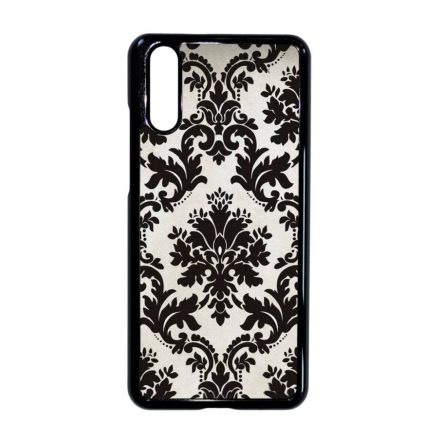 vintage fekete fehér Huawei P20 fekete tok