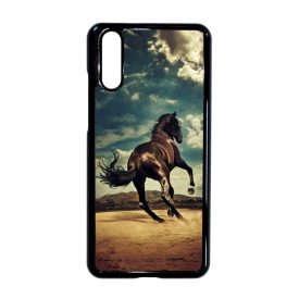 lovas ló mustang mustangos Huawei P20 fekete tok