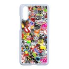 stickerbomb matricabomba Huawei P20 fekete tok