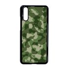 terepszin camouflage kamuflázs Huawei P20 fekete tok