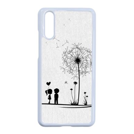 szerelem szerelmes pitypang Huawei P20 fehér tok