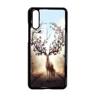 erdő szarvas őz négy évszak Huawei P20 fehér tok
