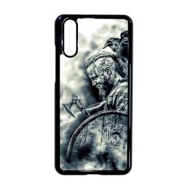 vikings ragnar lothbrok Huawei P20 fekete tok