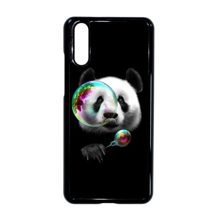 panda pandás Huawei P20 fekete tok