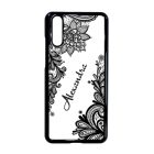 kérd a neveddel csipkés csajos Huawei P20 fekete tok