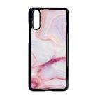 márvány márványos marble csajos Huawei P20 fehér tok