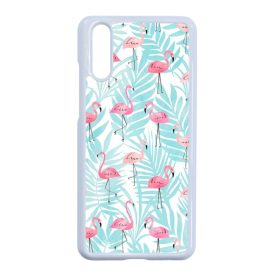 Flamingo Pálmafa nyár Huawei P20 fehér tok