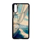 Minden nap egy új kezdet vitorlás tenger nyár Huawei P20 fehér tok