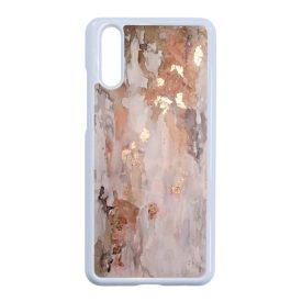 márvány márványos marble csajos Huawei P20 fehér tok