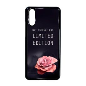 i am Not Perfect But Limited edition viragos rose rozsas Huawei P20 fehér tok